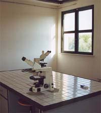 Il laboratorio di biospeleologia e mineralogia