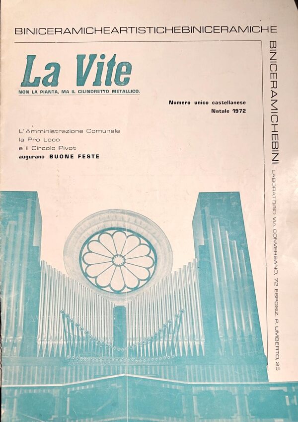 Copertina de «La Vite», numero unico castellanese, Natale 1972