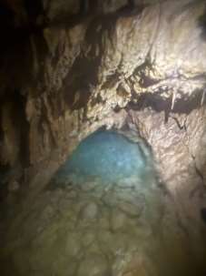 Scorcio del torrente sotterraneo lungo la forra